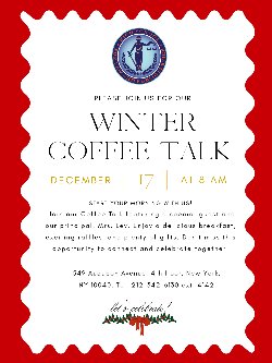 coffee talk flyer